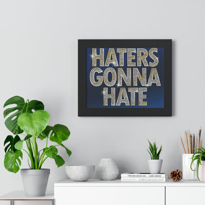 framed haters art