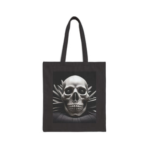 skull art cotton bag