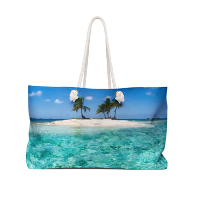 tropical weekender bag